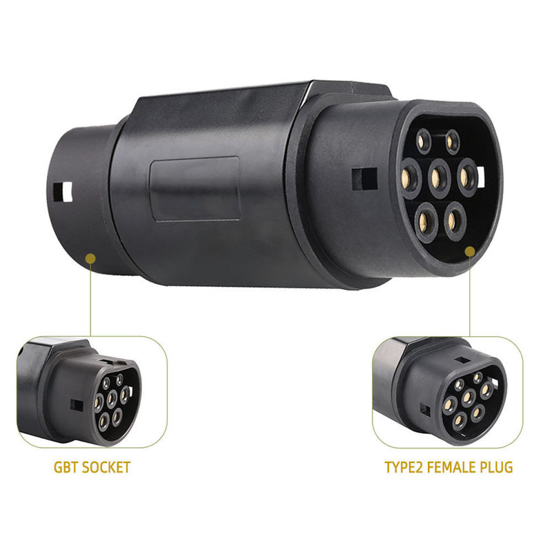 Nuevo conector de carga de energía 32A AC Tipo 2 a adaptador GBT para EVSE Charging