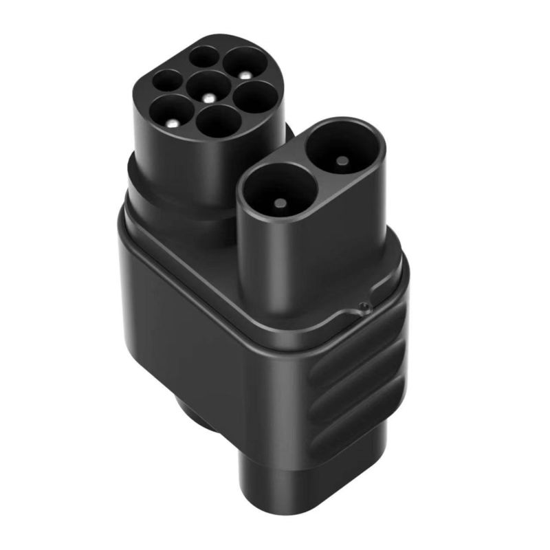 Adaptador de carga de corriente continua de 200 kW directo de fábrica CCS2 a CCS1 conector EV de carga rápida CCS2 a CCS1 Adaptador