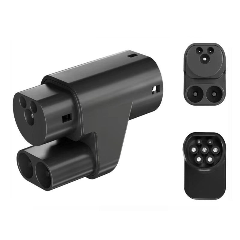 Ev Adaptador Cargador Adaptador Carga de vehículos eléctricos TPC CCS2 TO Tipo2 Para el modelo Tesla 3/s/x/y