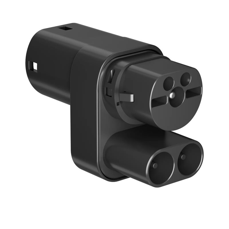 Ev Adaptador Cargador Adaptador Carga de vehículos eléctricos TPC CCS2 TO Tipo2 Para el modelo Tesla 3/s/x/y