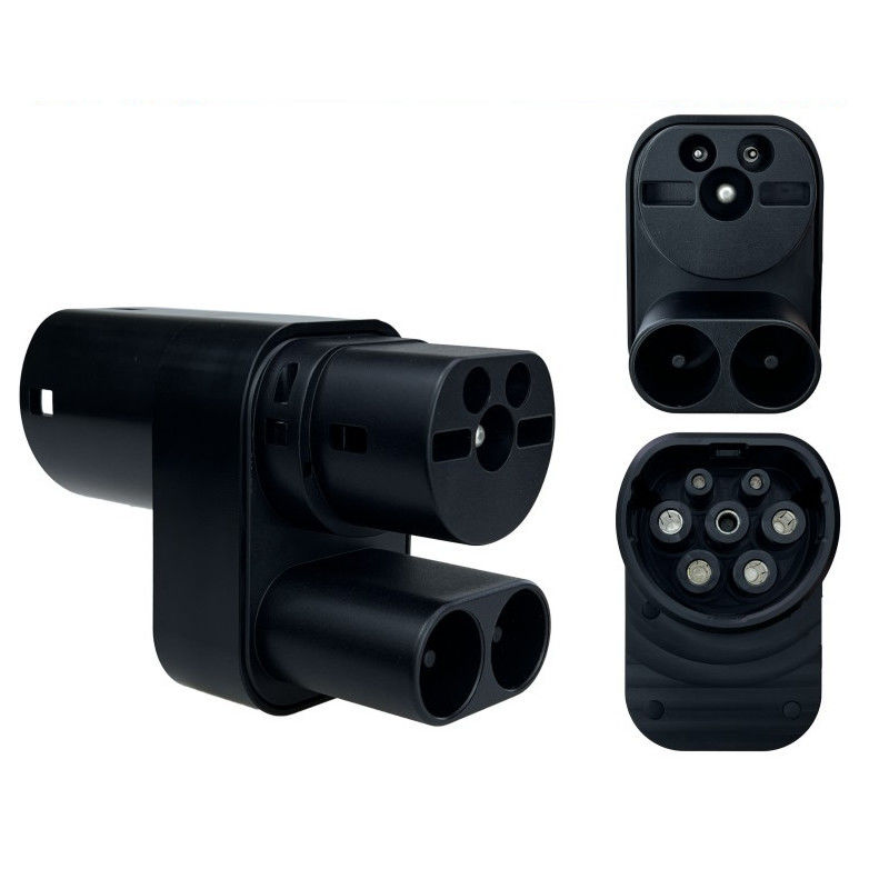 Ev Adaptador Cargador Adaptador Carga de vehículos eléctricos TPC CCS2 TO Tipo2 Para el modelo Tesla 3/s/x/y