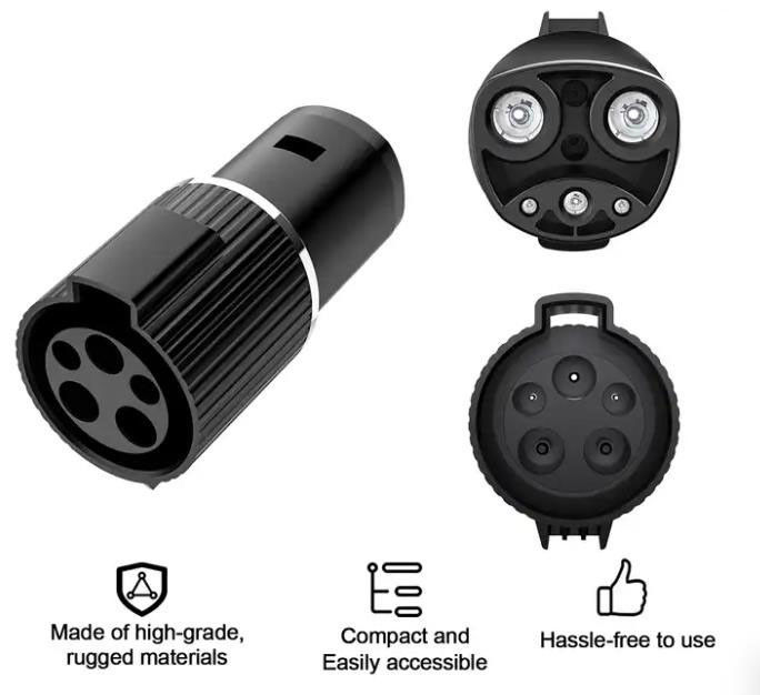 IP55 Adaptadores de cargador de vehículos eléctricos para Tesla de larga duración a J1772 Tipo1